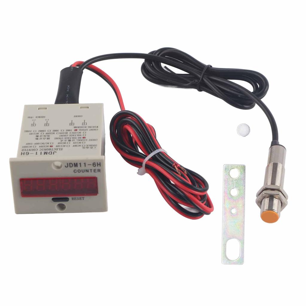 BERM Цифровой счетчик с дисплеем, датчик уровня, контакт, промышленная счетная панель JDM116HAC220V