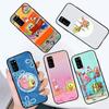 Black Case for Samsung Note 20 Lite S24 Ultra S23 A03 A05 A06 A11 A71 A15 A16 A13 A24 A25 A33 A52 A53 A50 M55 M35 Plus S-42 Spongebob Friend