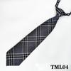Free Jk Tie Plaid Brown Gray Vintage Student Pullover Rubber Band College Ins Japanese Tr Uniform Tie