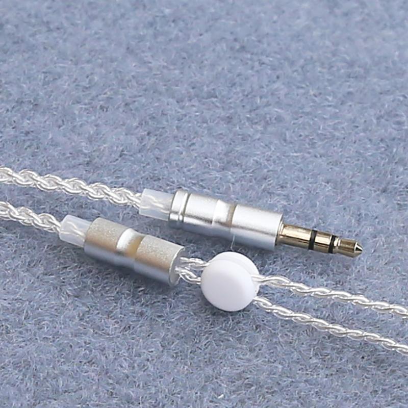 Кабель для обновления наушников Hi-Fi Mmcx 3,5 мм 1,2 м посеребренный сердечник кабель для Sennheiser Ie200/Ie300/Ie600/Ie900/Akg N5005/N30