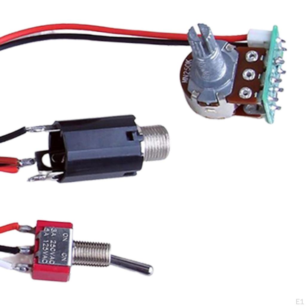 Электрический бас Предусилитель Эквалайзер Сборка Гитарная Электропроводка Активный