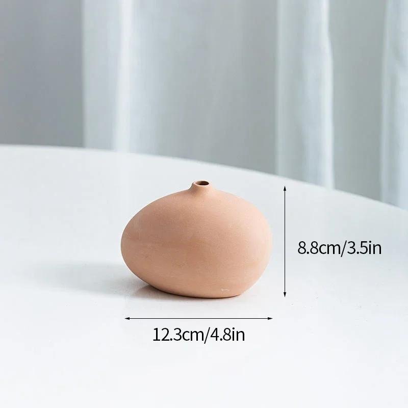 Вазы в стиле скандинавского минимализма Ins Керамическая ваза для цветов для домашнего декора Журнальный столик Контейнер для сухоцветов Гостиная Настольное украшение