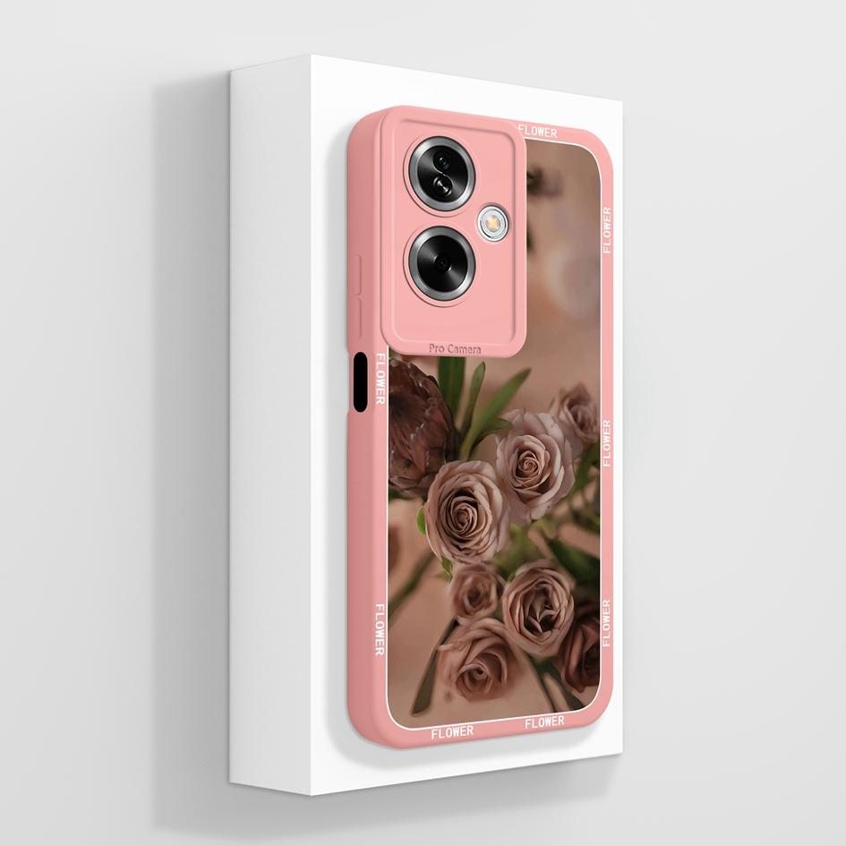 Для OPPO A79 A77 A77s A78 A83 A91 A92 A93 A93s A94 A95 A96 4G 5G чехлы для телефонов прекрасный рисунок панды котенка жидкий силиконовый противоскользящий чехол для OPPO Capa