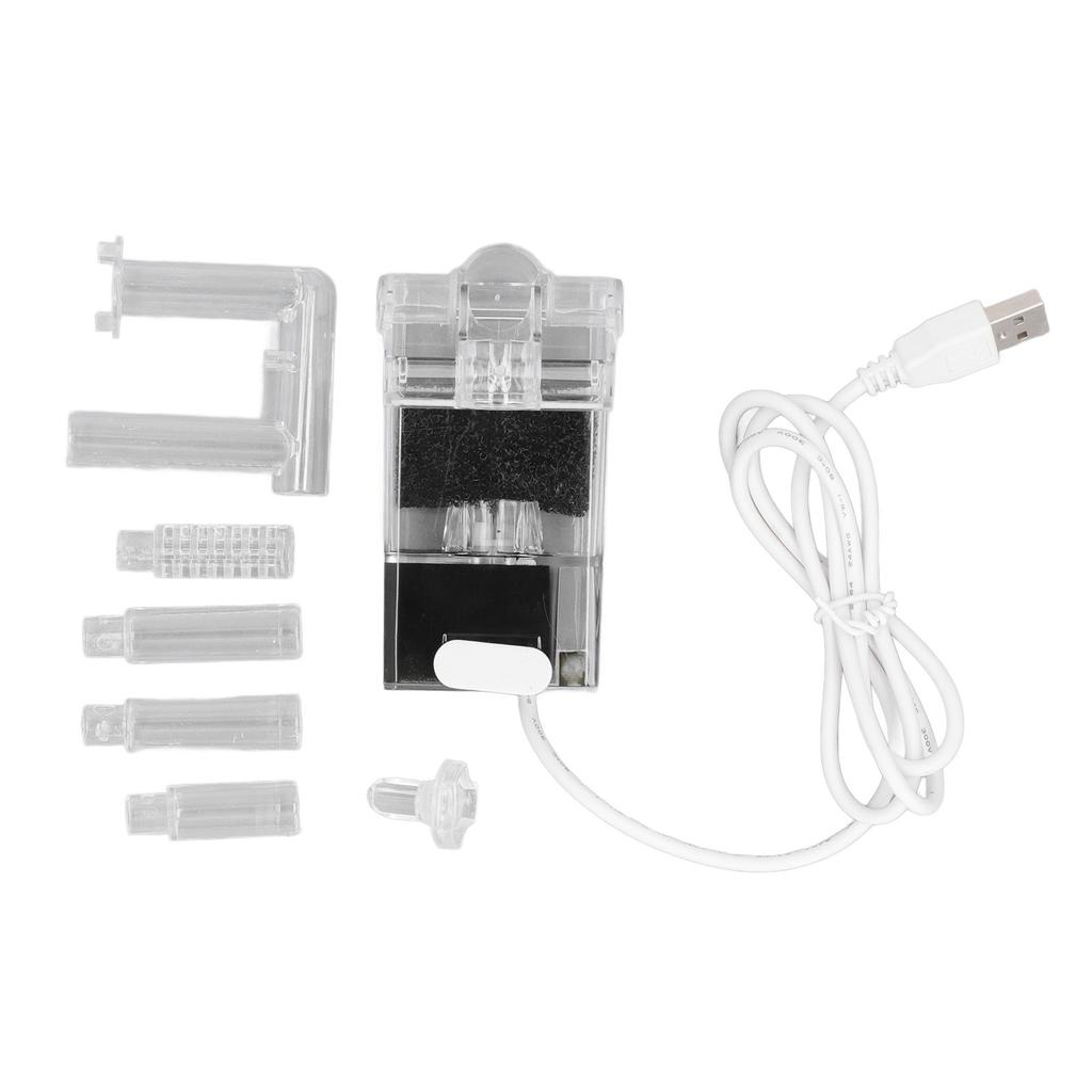 Aquarium Hanging Filter Efficient Filtration Silent Operation Adjustable Flow Space Saving Fish Tank External Hanging