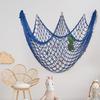 2 шт., декоративные рыболовные сети, подвесные украшения, очень большие, сделай сам, вдохновленный океаном, настенное искусство, подвесной ажурный декор