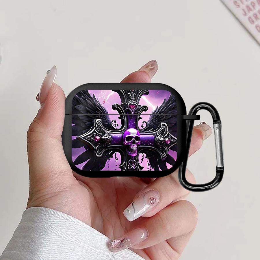 Чехол для наушников Cover Case Для Airpods Pro2 Pro3 1 2 4 Pro 3 Крест и Цветы