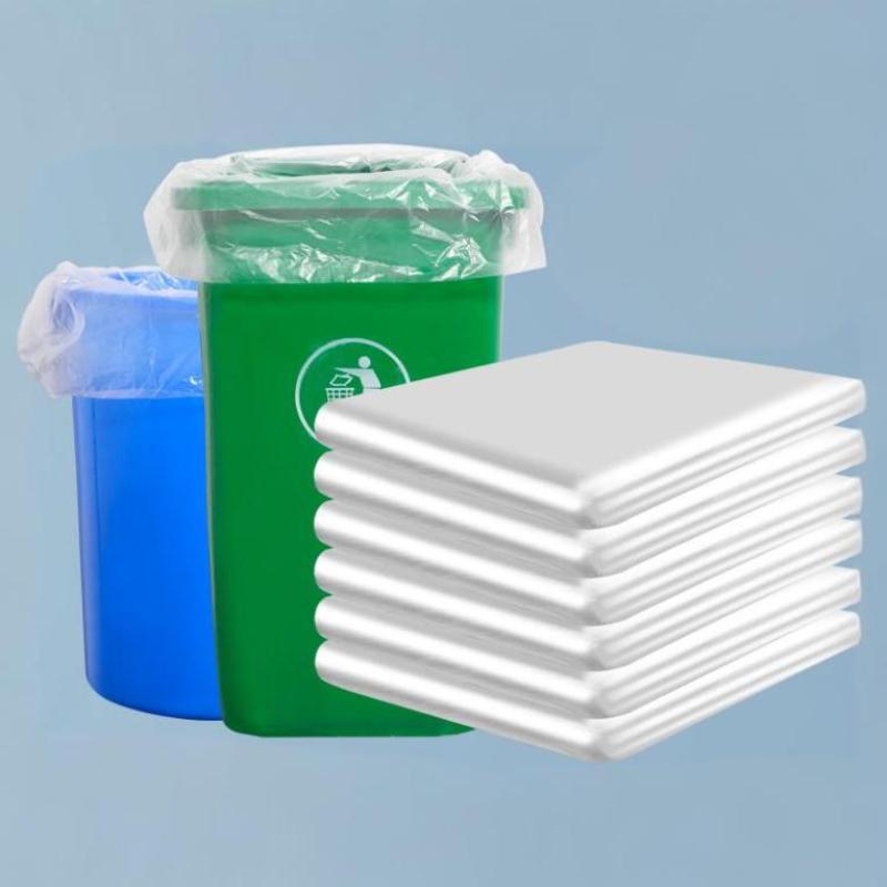 Мусорные мешки Большой вместительный мусорный мешок Одноразовые утолщенные мешки для хранения Прозрачные мешки для мусора Пластиковые мешки для мусора