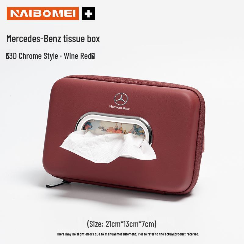 Mercedes-Benz Tissue Box Holder for Armrest (E-Class, C-Class, A-Class, S-Class, GLA, GLB, GLC)
