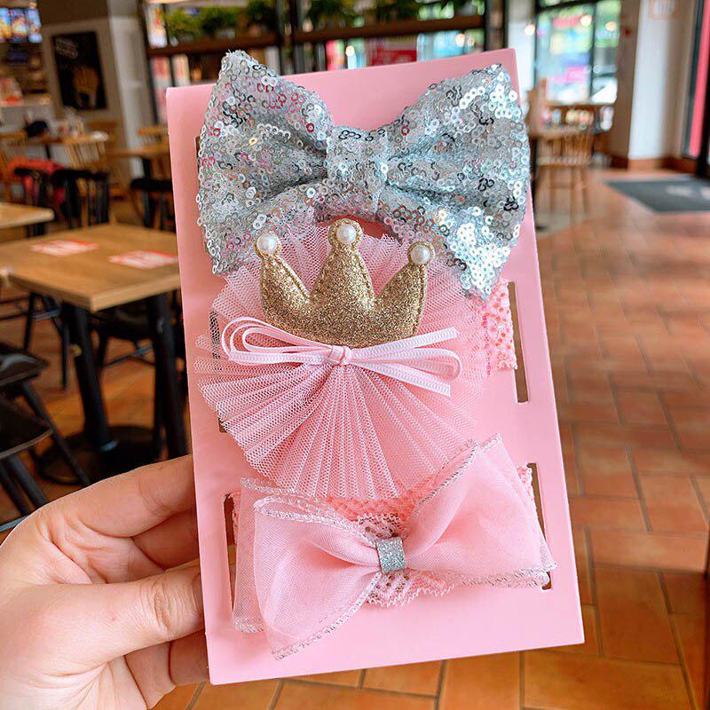 Набор повязок на голову для новорожденных девочек, 3шт