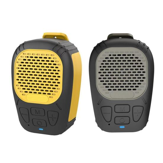 Носимая Bluetooth-совместимая колонка Clear Sound IP56 Водонепроницаемая универсальная магнитная клипса беспроводная портативная колонка