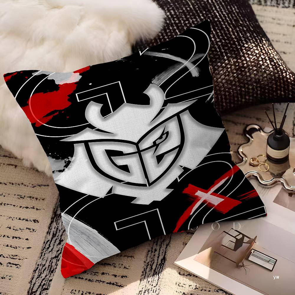 G-G2 E-Esports Cushion Cover Car Throw Pillow Case For Sofa Car Christmas Gift 40X40Cm 45X45Cm