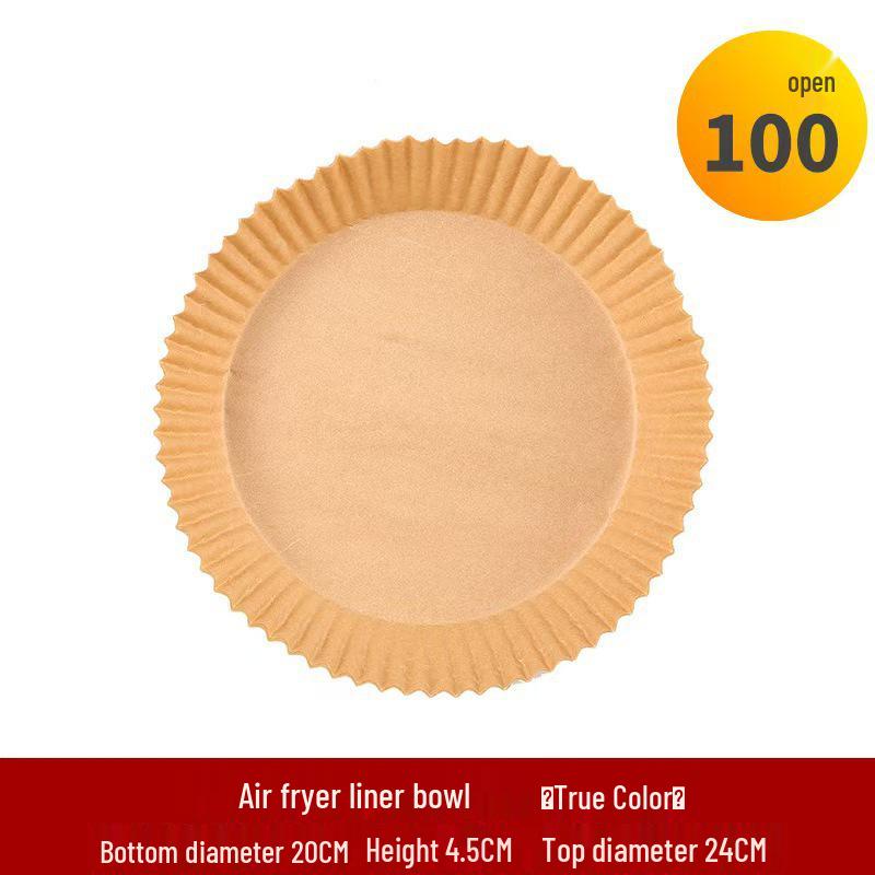 Oil-Absorbing Air Fryer Silicone Paper Tray for Baking and Cooking