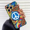 Hippie Daisy Tie-dye Flower Peace Phone Case For iPhone 16 15 11 12 13 14 Pro Max Mini XS Max XR X Plus SE2 Back Cover Coque