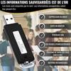 Mini dictaphone enregistreur vocal numérique USB 8 Go, réduction de bruit, portable