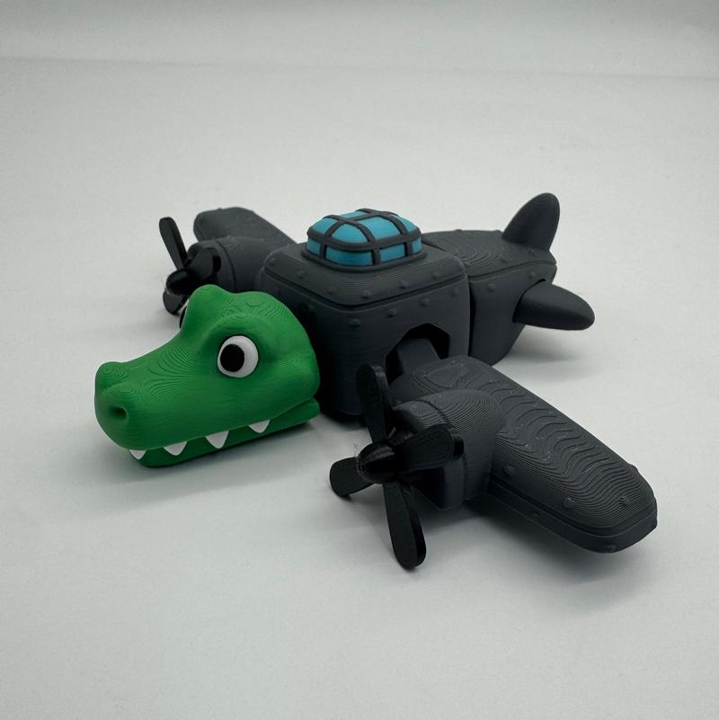 Новинка PLA 3D-печатная декоративная фигурка Модель с подвижными суставами Итальянская фигурка Brainrot Забавные фигурки 3D-печатная игрушка Декор для стола