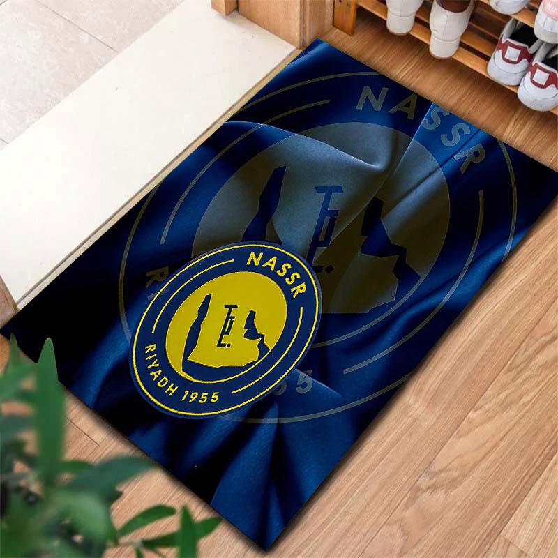 Al-Nassr FC Carpet Rug for Living Room Bedroom Home Sofa Decoration,Kids play Non-slip Floor Mat