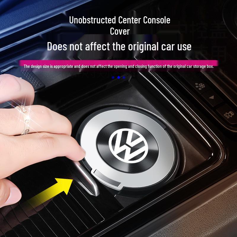 Universal Car Ashtray for VW Lavida, Sagitar, Bora, Magotan, Passat, CC, Tiguan L, and Tayron.