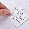 Heart Tattoos Temporary Ecg Tattoo Products Waterproof Disposable Tattoo Sticker