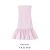 Kaslead New Arrival Women's Clothing Fashion Style Fashion Balloon Version Tube Top Dress 3641362