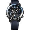 Casio Men's EDIFICE ECB-40YNP-1AJF [EDIFICE Nighttime Drive Series] Round Watch Digital Analog