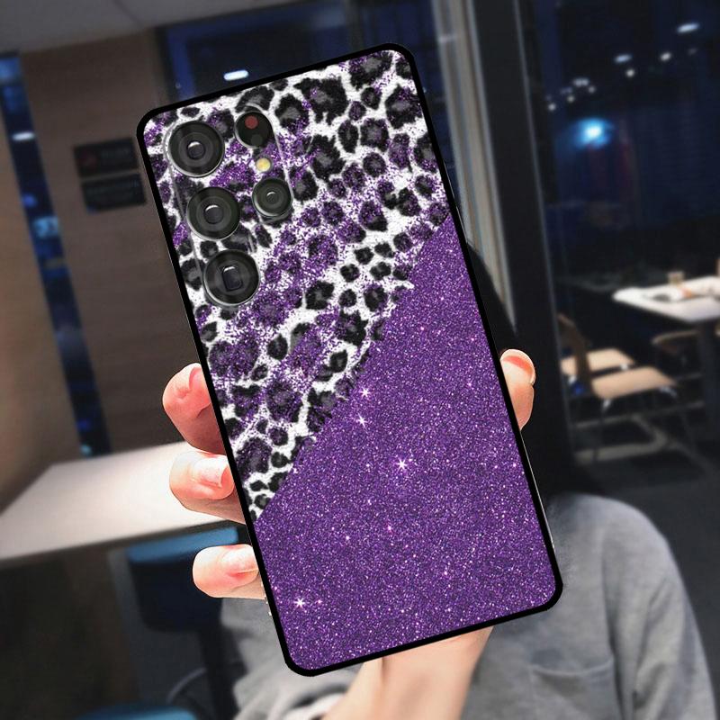 Чехол с леопардовым принтом для Samsung Galaxy S23 S24 S25 Ultra S21 S22 S20 S9 S10 Plus S21 FE S24 FE