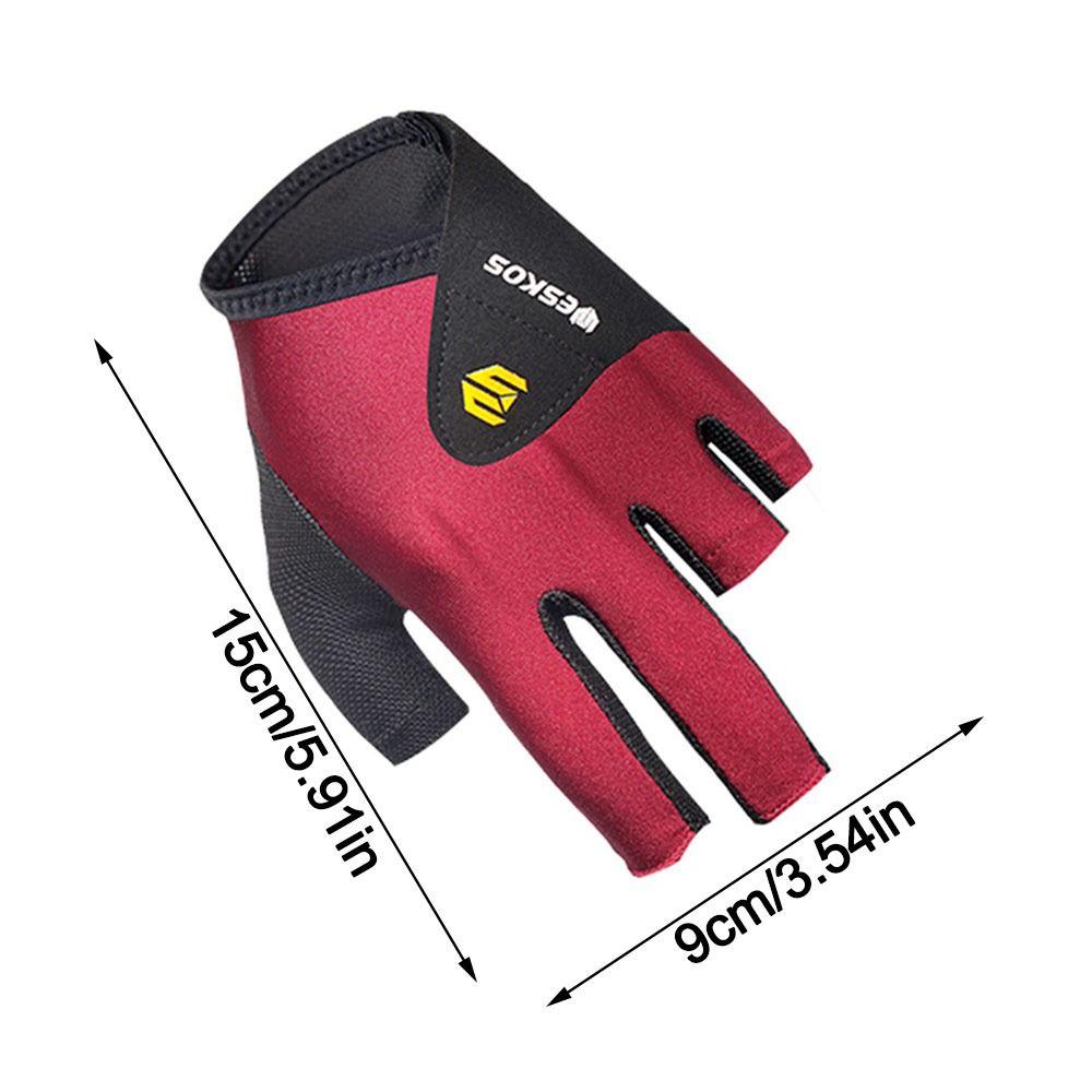 Non-slip Half Fingers Glove Elastic Snooker Billiard Glove Billiards Glove Billiards Accessories