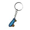 Creative Sports Keychain: Soft PVC Rubber Keyring for Football, Basketball, Volleyball, Rugby Bag Pendant