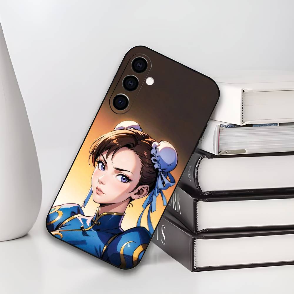 S-Street Fighter Чун Ли Чун Ли Чехол для телефона Силиконовый Мягкий Для Samsung Galaxy A73,A72,A71,A70,A53,A52,A51