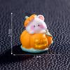 Mini Resin Halloween Ghost Pumpkin Animal Statue Micro Landscape Home Car Desktop Ornaments