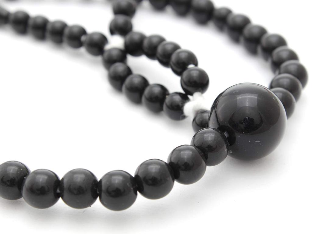 Soka Gakkai Prayer Bead Black Prayer Beads Small Sutra Book and Small Checkered Gray Prayer Bead A perfect gift for new 3-Piece Set (10 inches),
