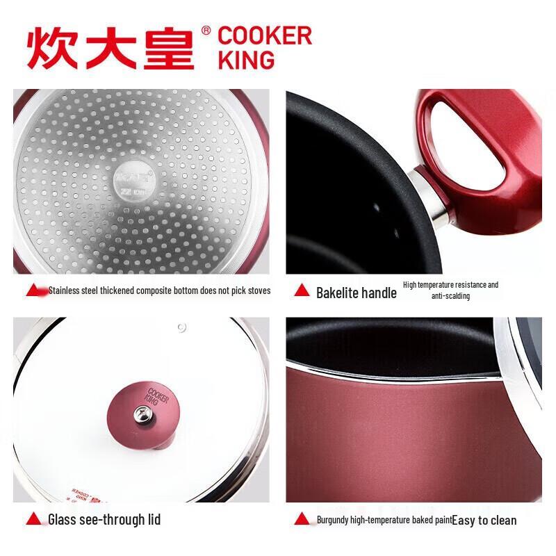 COOKER KING Супница с антипригарным покрытием и двумя ручками