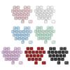 21Pcs PC Blank DIY Heart Keycap Mechanical Keyboards 1U 1.25U MOA Profile No Print Keycap Set for MX Switches