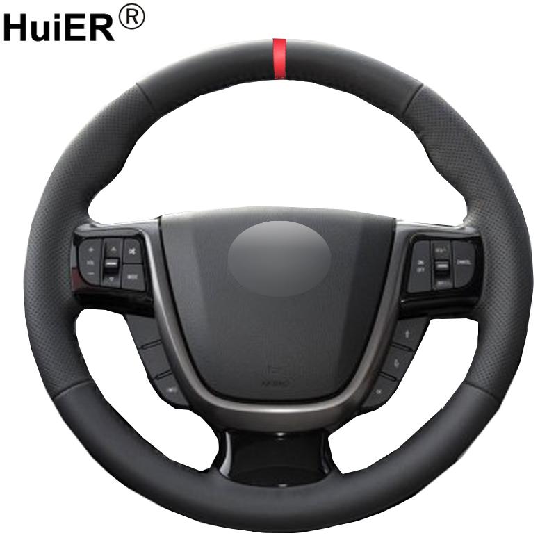 Ручная прошивка Чехол на руль автомобиля Оплетка на руль Funda Volante Для Faw Besturn x80 2013 2014 2015 2016 2017 2018