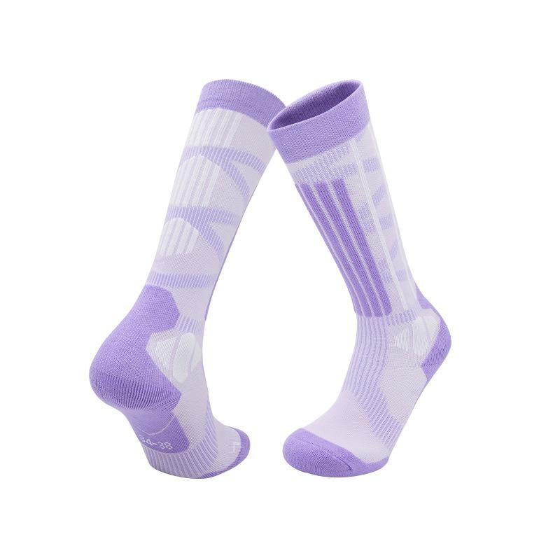 Зимние теплые утолщенные лыжные чулки, походные носки для женщин, мужчин, детей, противопрокольные, для катания на лыжах на открытом воздухе, высокие спортивные чулки