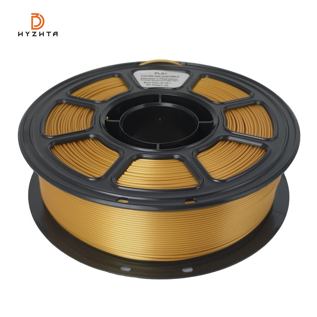 HYZHTA HY234 1.75mm 1kg Silk PLA Filament Gold 3D Printer Rods 330m Length CE ROHS Certified High Quality