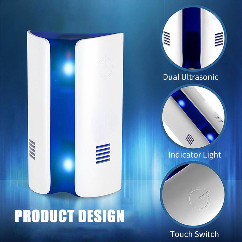 Ультразвуковой отпугиватель вредителей, электронная вилка для помещений, отпугиватель насекомых, отпугиватель насекомых