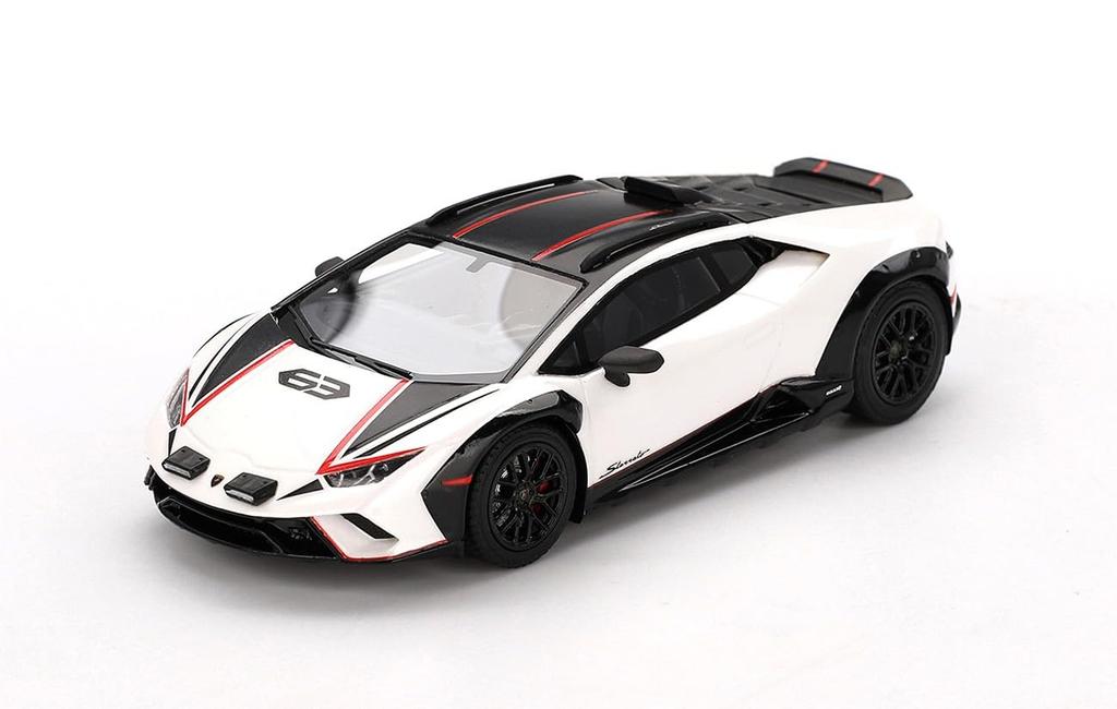 Sunrich TSM MODEL Scale Lamborghini Huracan Sterrato Bianco Asopo Finished Product TSM430835 1/43 (White)