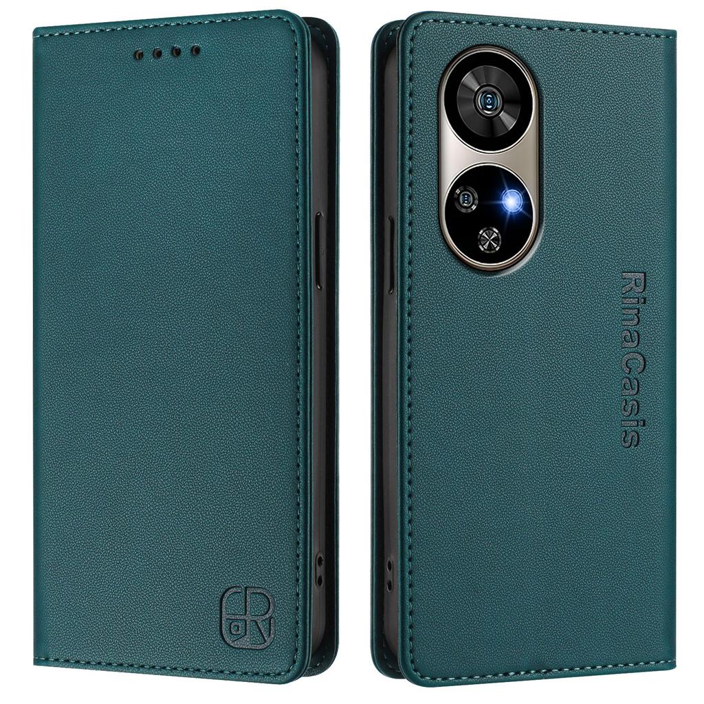 Роскошный кожаный чехол для INFINIX Zero40/Smart9/Hot 50i/Note 40 40X/HOT20 RFID-блокировка слотов для карт Магнитная подставка для притяжения Ударопрочный откидной чехол