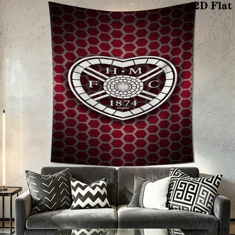 Hearts Heroes Wall Hanging Printed Fabric Blanket Decorative Tapestries for Bedroom Living Room Home Decor