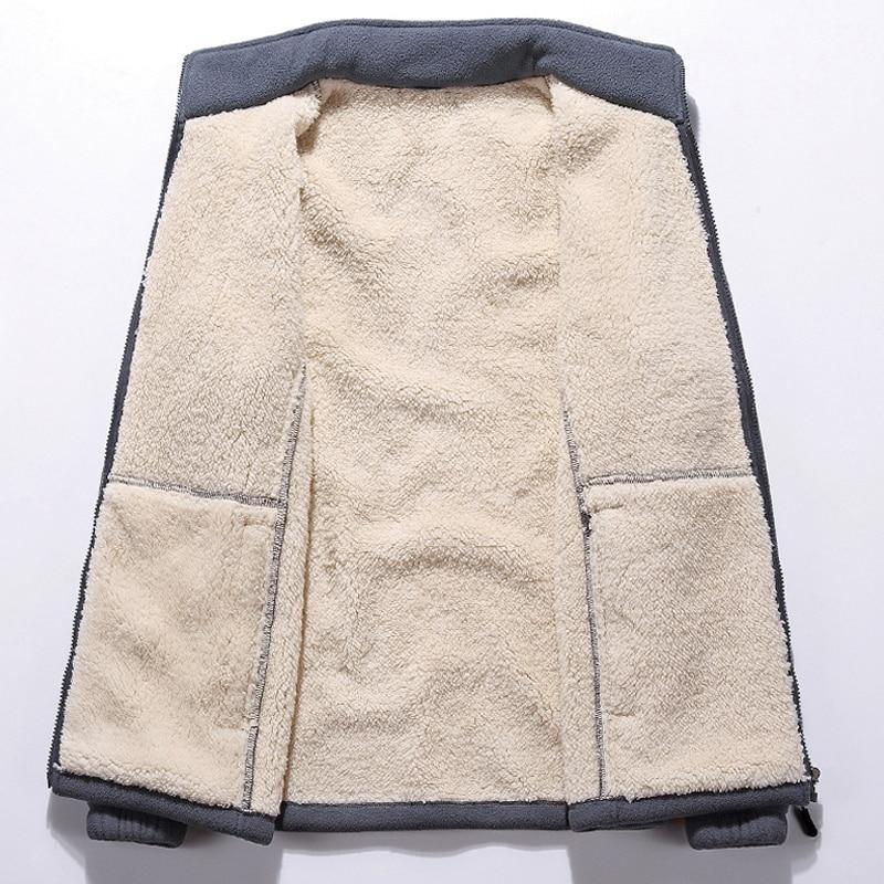 Зимние толстовки больших размеров M ~ 9xl, мужские теплые толстовки с толстой шерстяной подкладкой, мужская верхняя одежда, тактические флисовые куртки с мягкой оболочкой, пальто