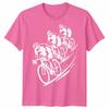 3 Cyclists Unisex T Shirt Cycling Bike Rider Cycle Gift Idea Graphic Tee