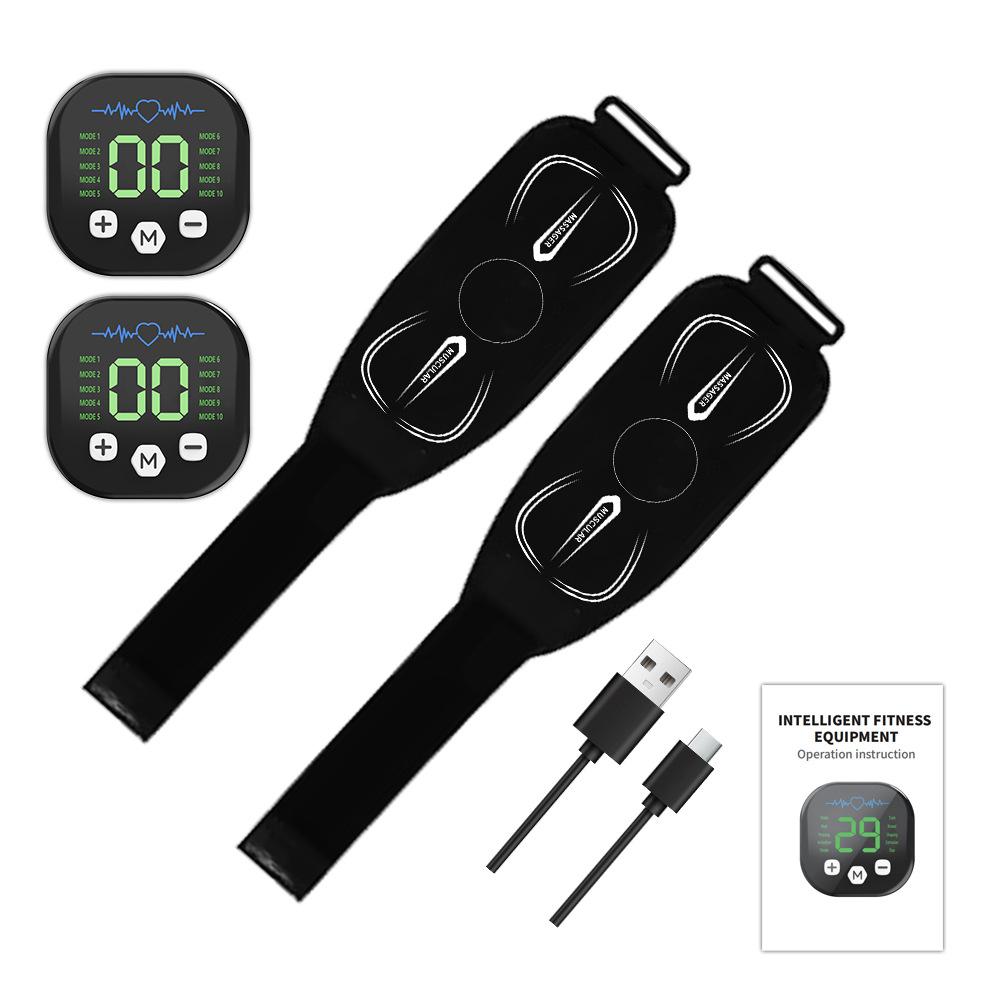 Electric Abs Toning Training Belt EMS Body Slimming Belt Waist Trimmer Abdomen Muscle Stimulator Weight Loss Massager Men Women