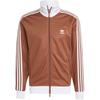 Originals Adicolor Classics Beckenbauer Track Top Comfortable Soft Striped Long Sleeve Jacket Men Tops Brown IY9879