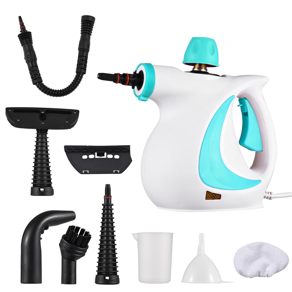 Handheld Steam Cleaner 1050W High Temperature Pressurized Steam Cleaning Machine with 9PCS