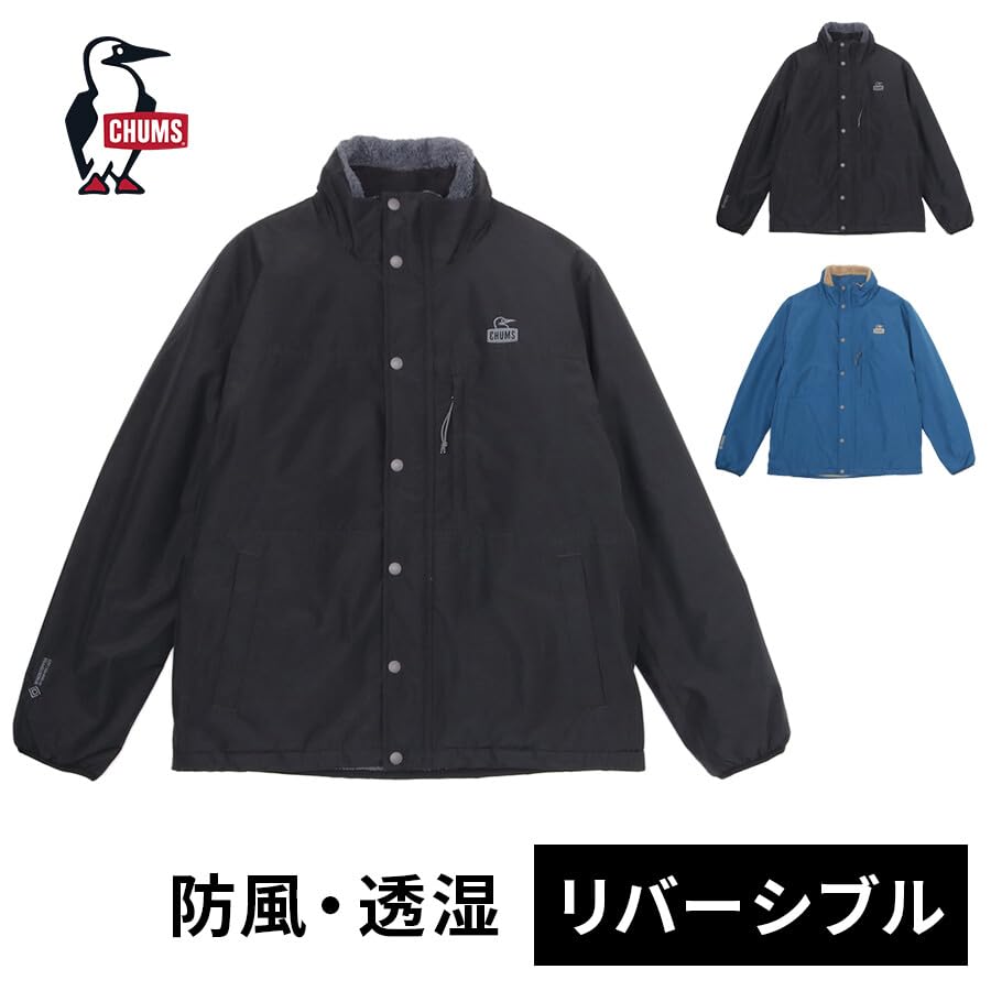 Верхняя одежда Elmo WINDSTOPPER RV Jacket XL [Chums] Gore-Tex Мужская синяя/бежевая