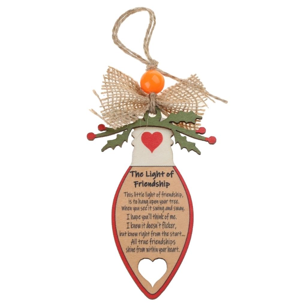 Friendship Plaques Carved Crafts The Light Of Friendship Funny Wooden Plaques Christmas Friendship Ornaments