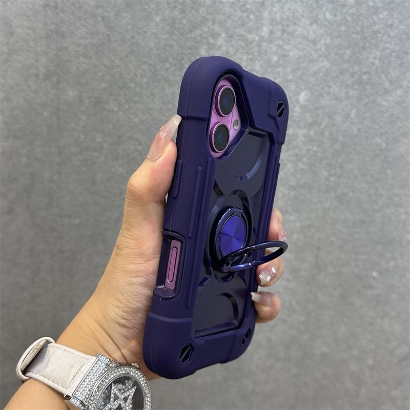 Чехол-держатель 3 в 1 повышенной прочности для iPhone 16 17 15 14 13 12 11 Pro Max Plus Air Противоударный с ремешком-цепочкой