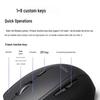 Rapoo MT550 Ergonomic Multi-Mode Wireless Bluetooth Office Mouse