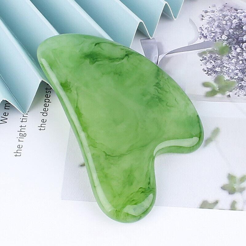 Natural Resin Gua Sha Scraper Board Massage Jade Guasha Stone Wrinkle Remo';x