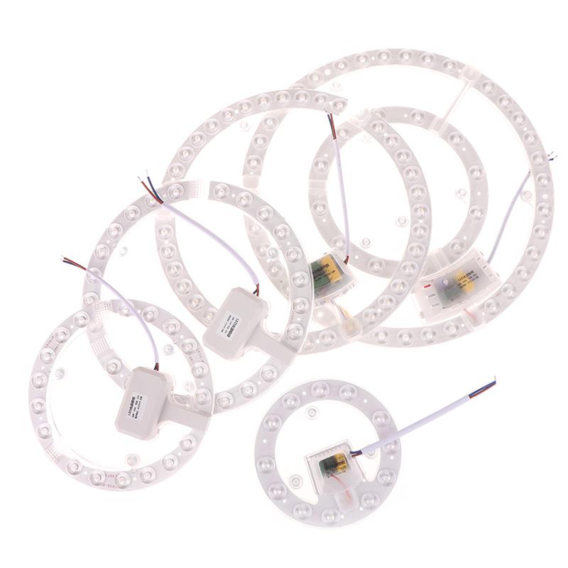 1 комплект 12 Вт 18 Вт 24 Вт 36 Вт 48 Вт светодиодная панель панельный светильник замена потолочный вентилятор настенный светильник круглый модуль 220 В светодиодный потолочный светильник модуль